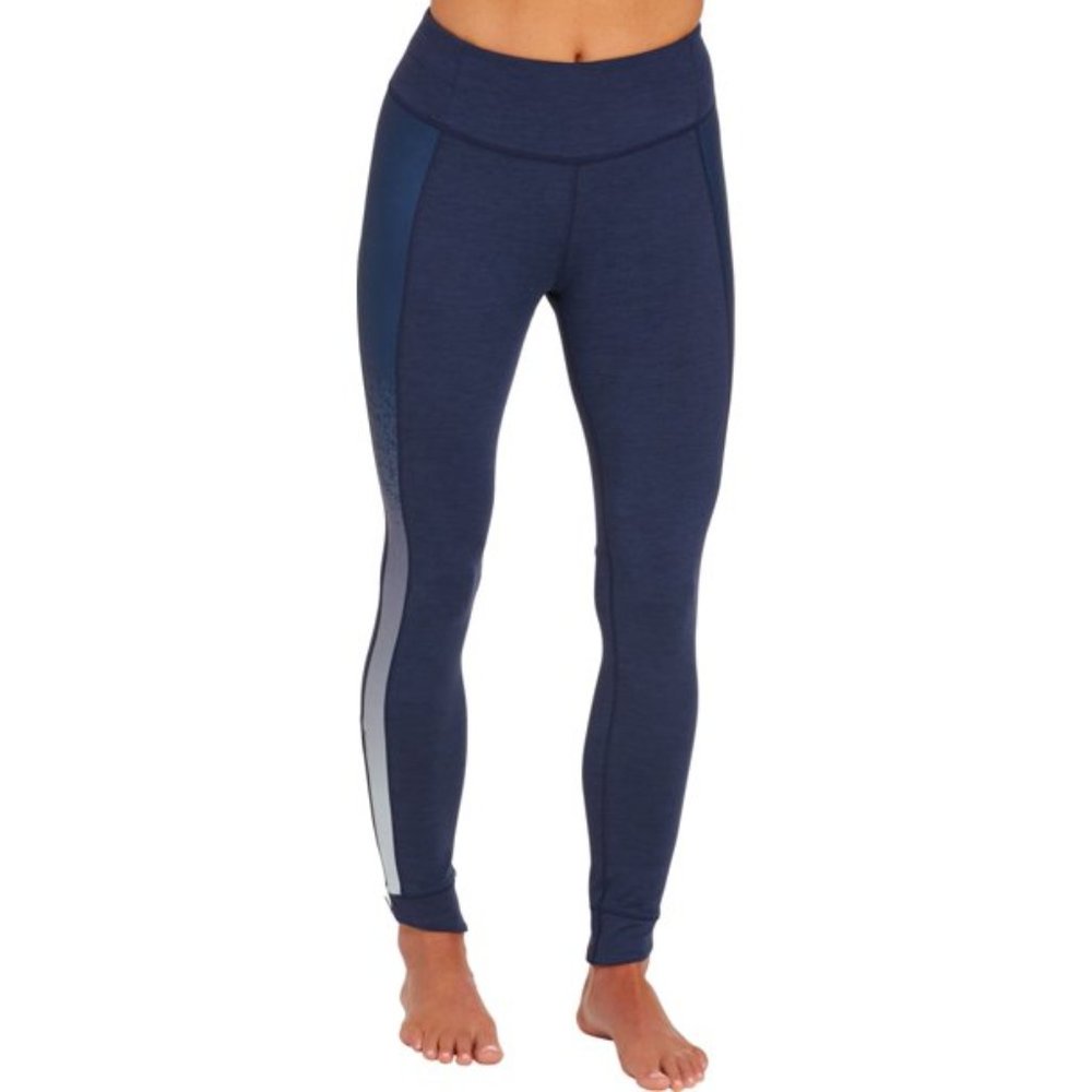 CALIA Carrie Underwood woman's size XS warm blue printed zip ankle leggings